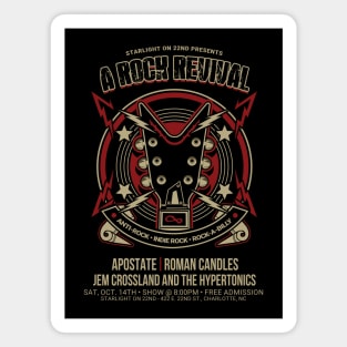 Roman Candles - Gig Shirt Magnet